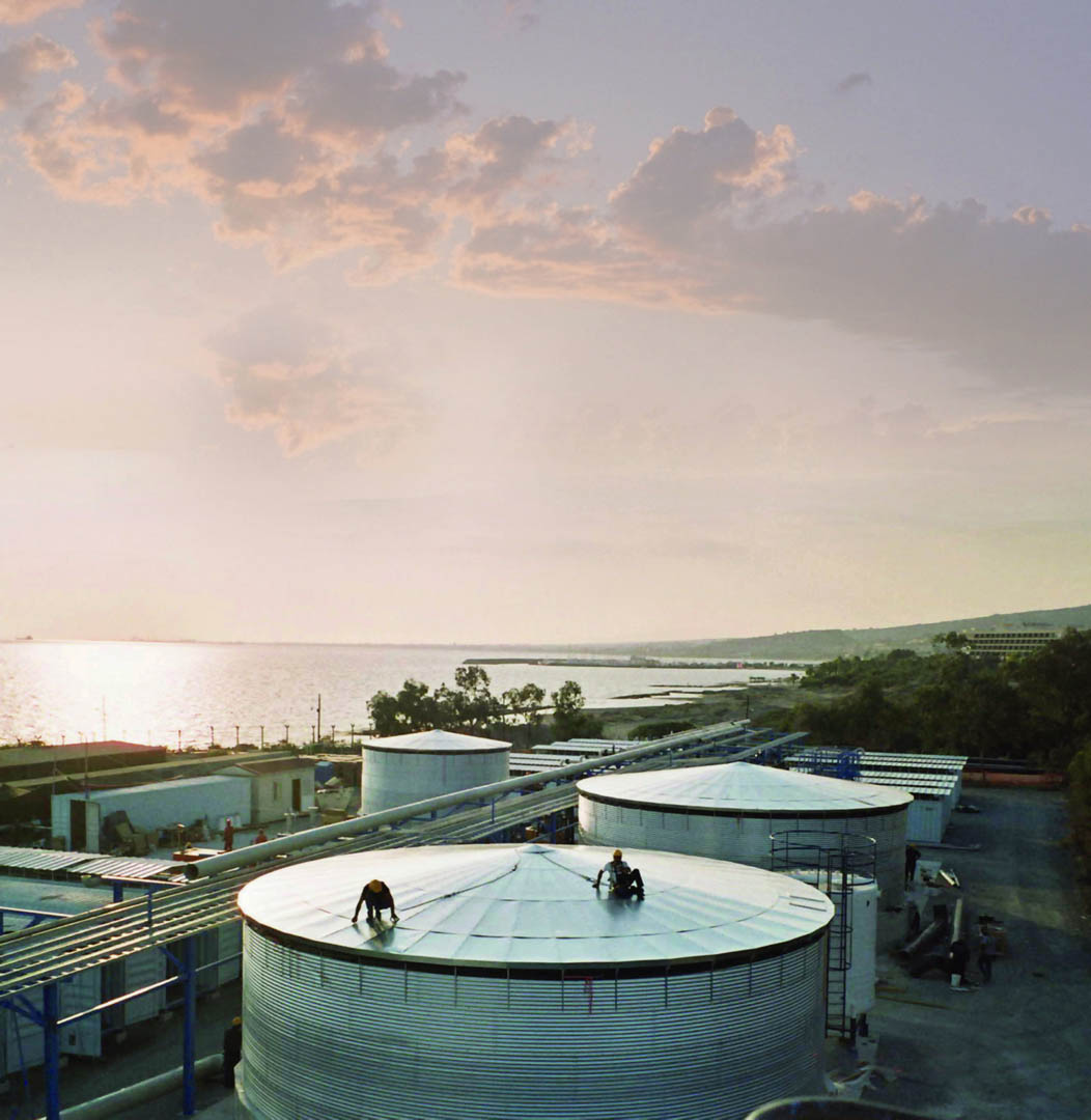 Almacenamiento de agua potable, Chipre