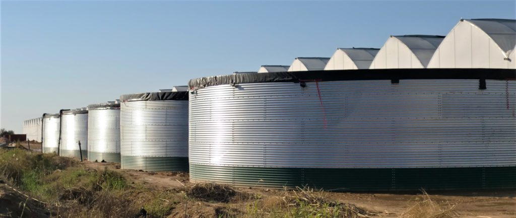 Steel water tanks