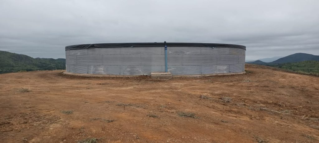<strong>Water tank for corn and animal fodder, Angola</strong>