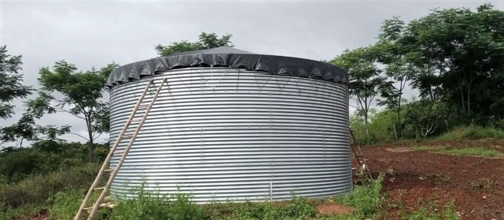 Water tank for a model nursery, India
