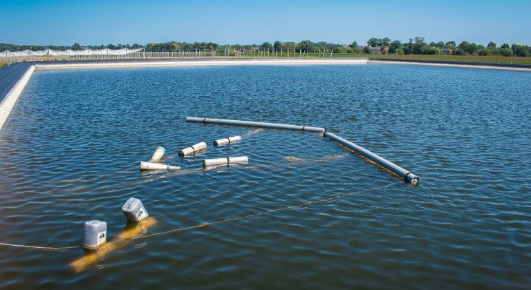 Water basin for apple orchards, Belgium