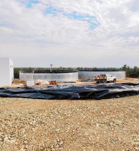 Relocating water tanks at the world’s largest olive oil producer, Portugal