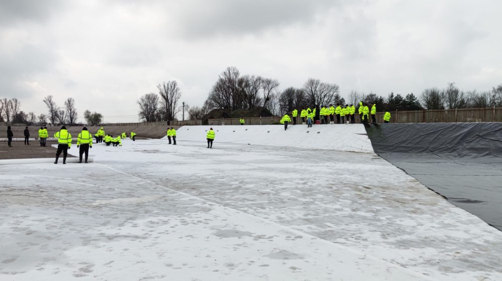 Water basin for tomatoes greenhouses, Poland