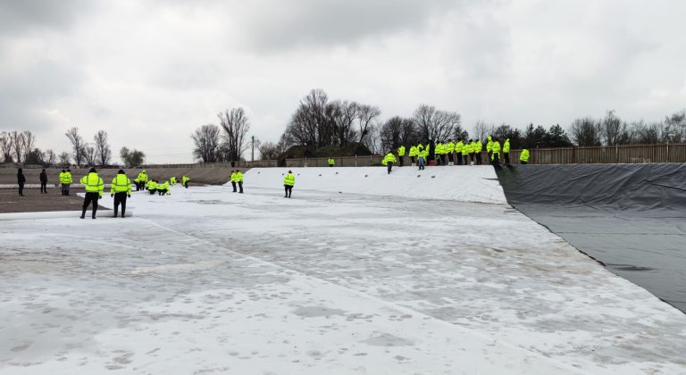 Water basin for tomatoes greenhouses, Poland