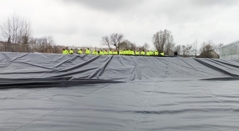 Water basin for tomatoes greenhouses, Poland