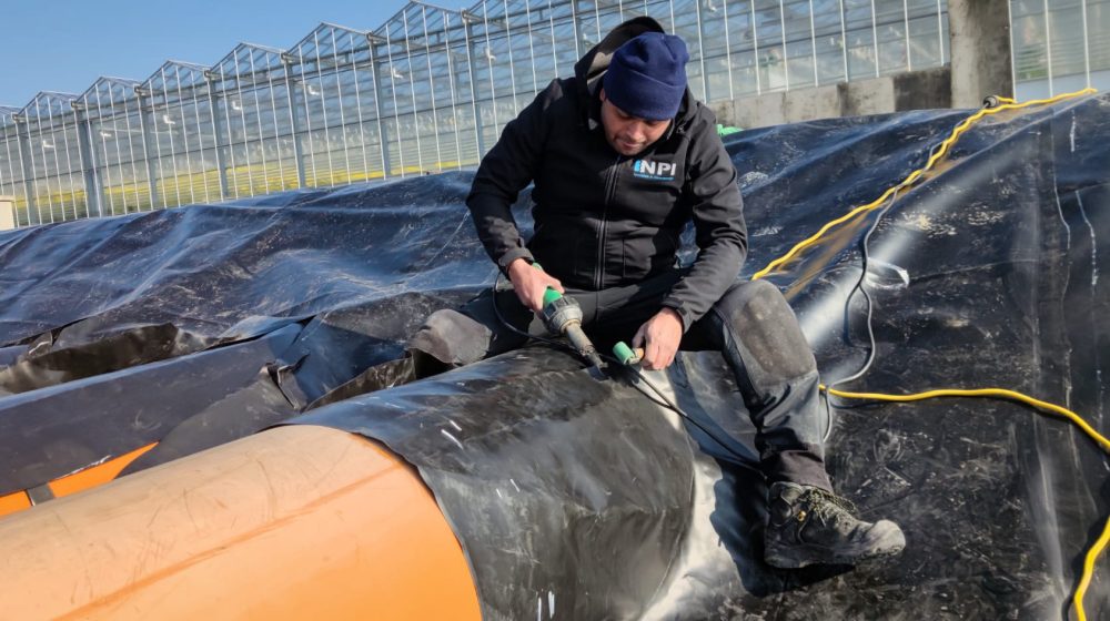 Water basin for tomatoes greenhouses, Poland