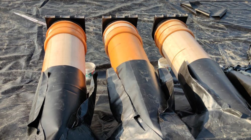 Water basin for tomatoes greenhouses, Poland